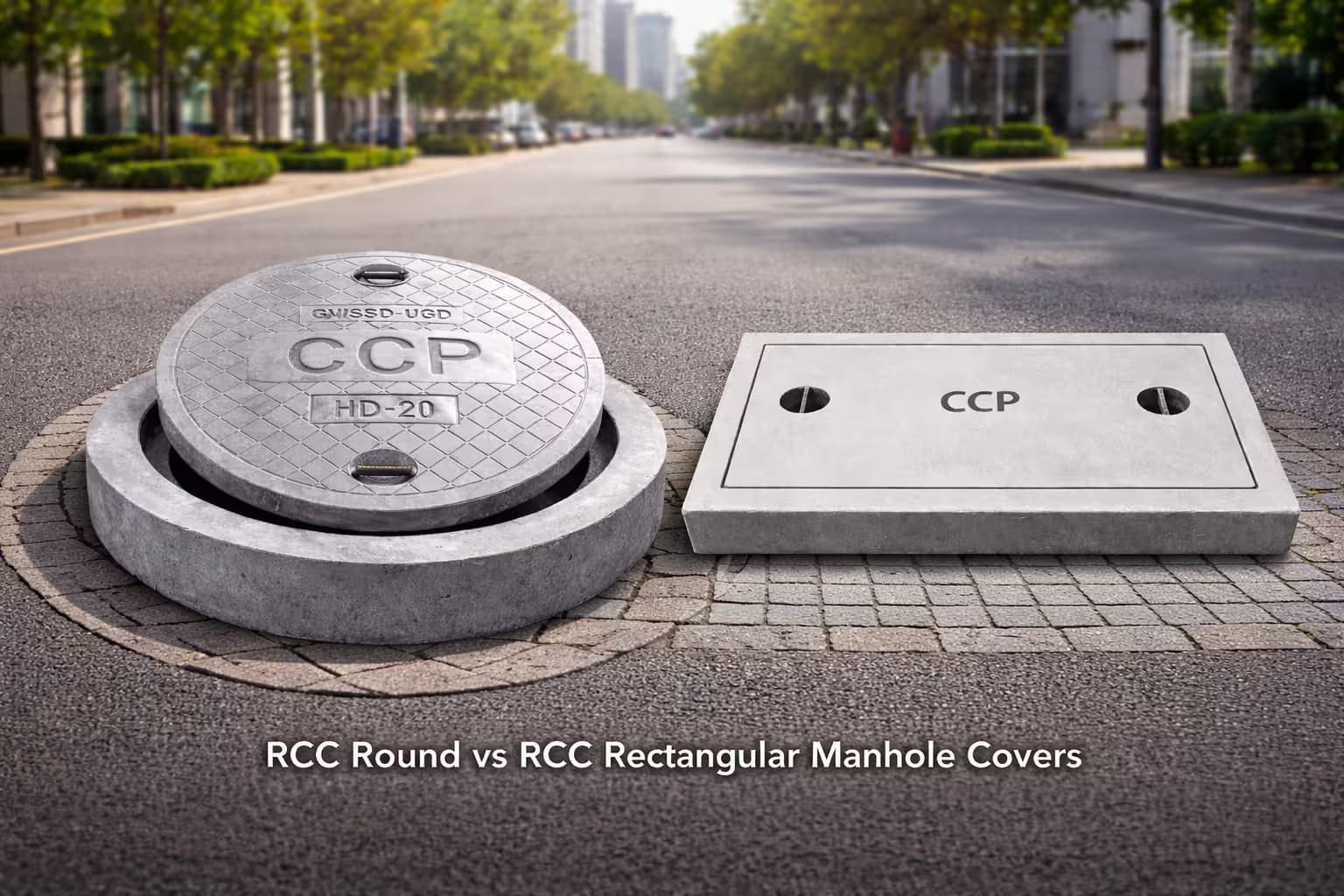 Round vs rectangular manhole covers guide